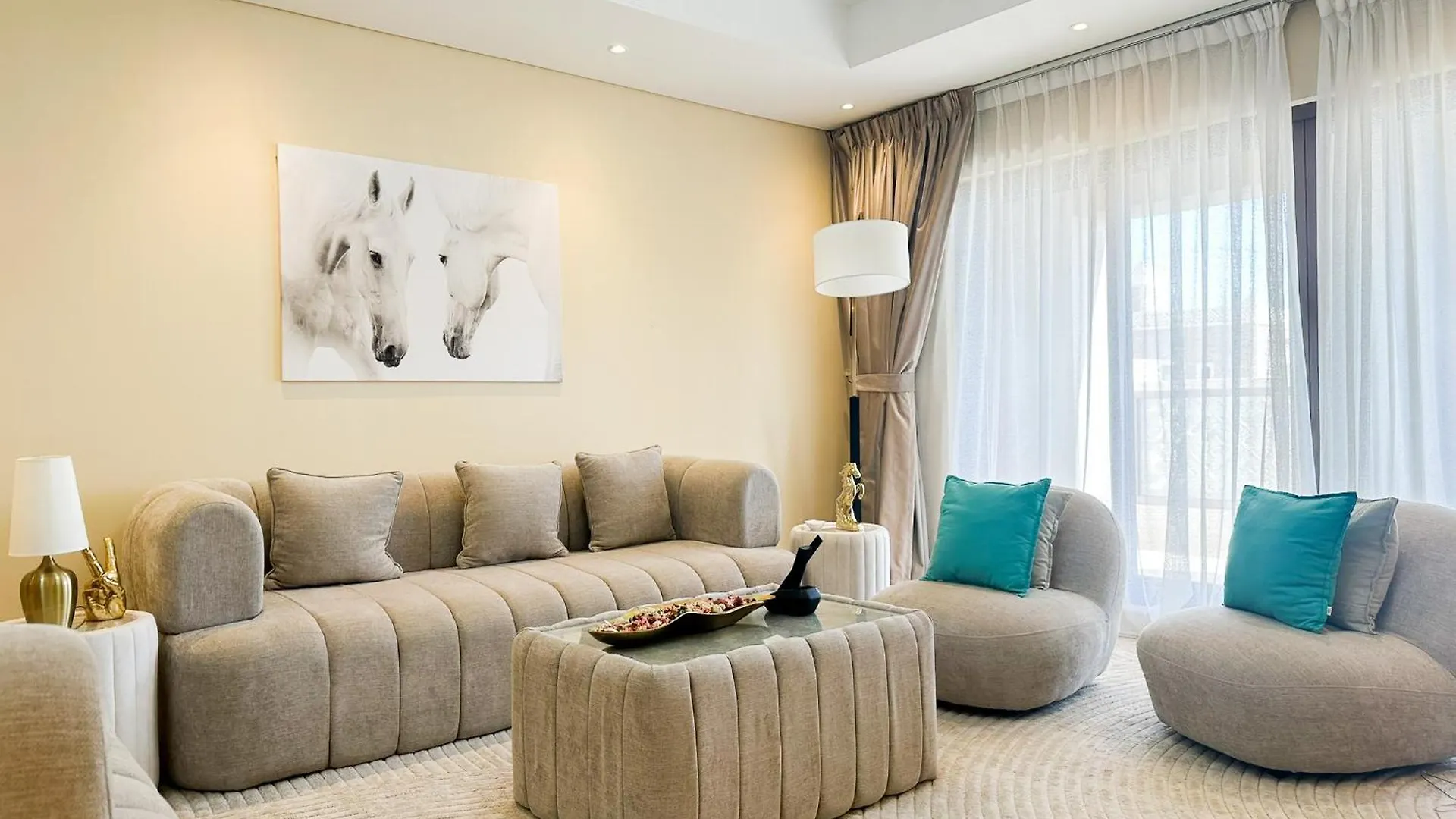 Bespoke Holiday Homes - Palm Jumeirah - Massive 2 Bedroom With Palm View, Balqis Dubaj Apartmán
